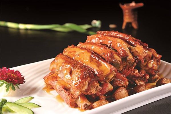 Золотые ребрышки с чесноком