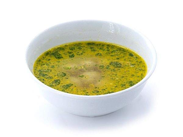 Бульон с фрикадельками