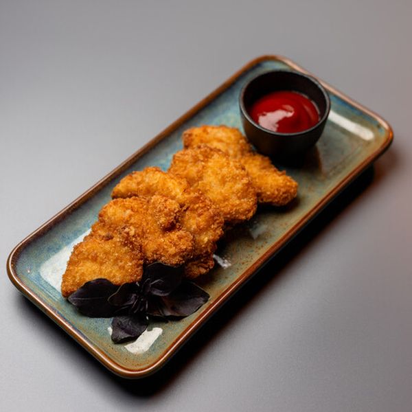 Куриные наггетсы с соусом