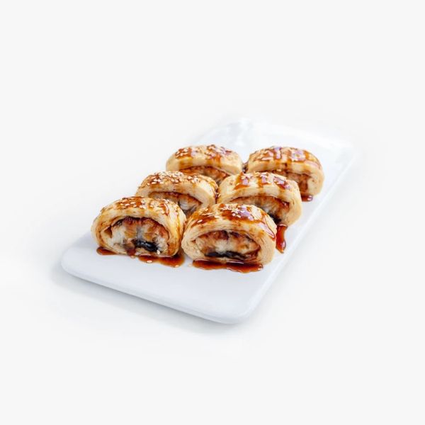 Ролл Угорь в омлете