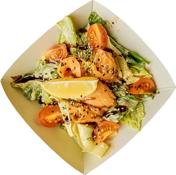 Салат спайси лосось