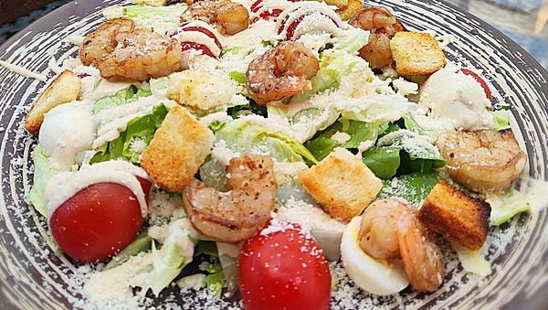 Цезарь креветки