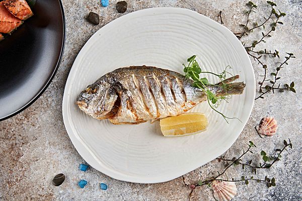 Дорадо на гриле