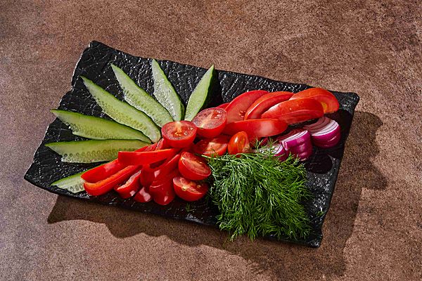 Ассорти свежих овощей