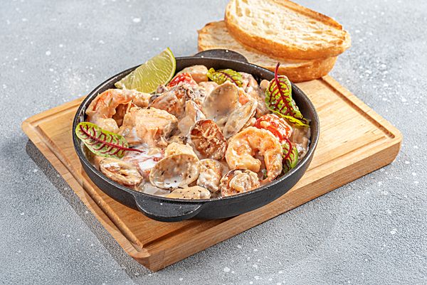 Соте из морепродуктов