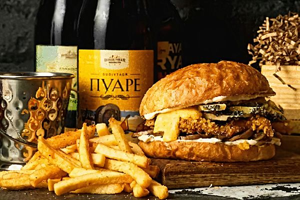 С хрустящей индейкой, грибами и «Дор Блю»