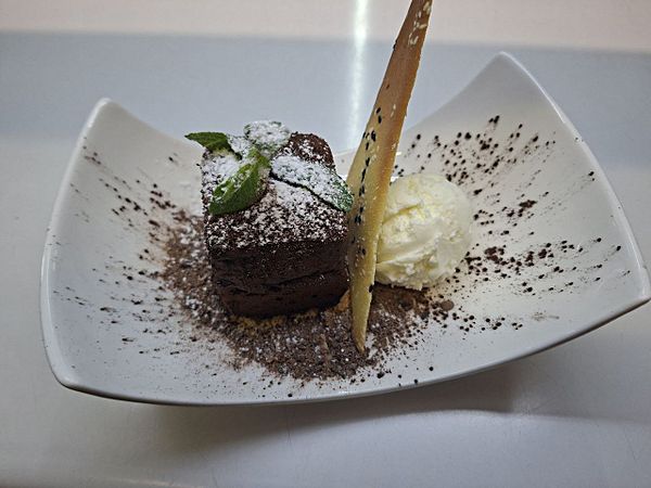 Шоколадный фондан