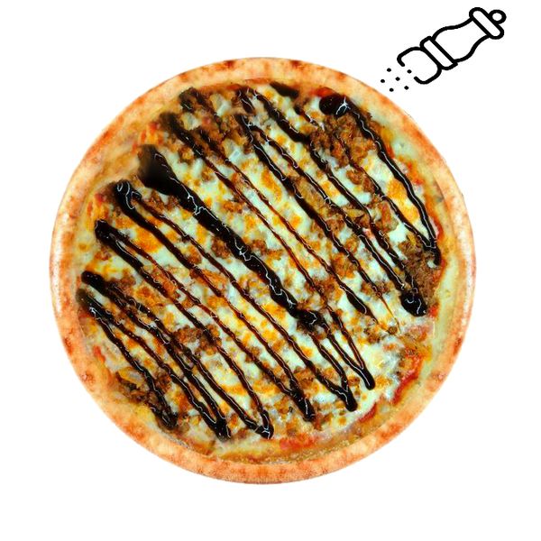 Пицца с фаршем и черным перцем