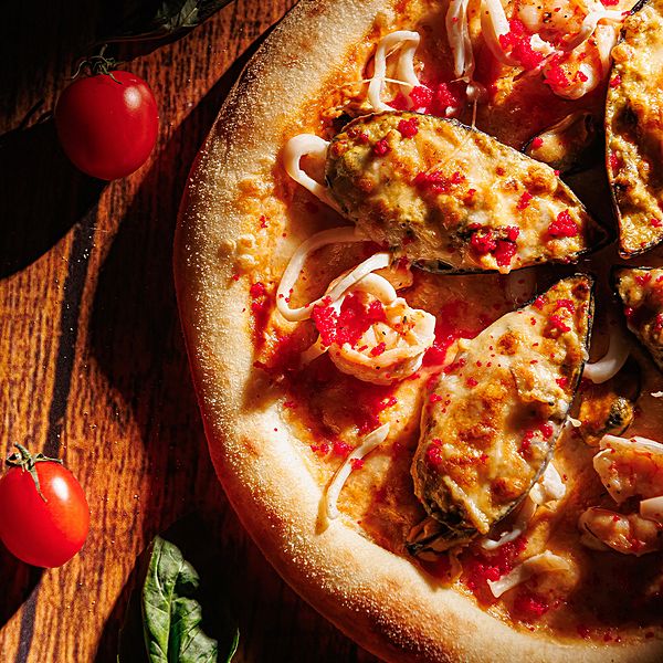 С морепродуктами