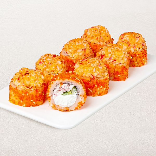 Ролл Нежная креветка с крабом