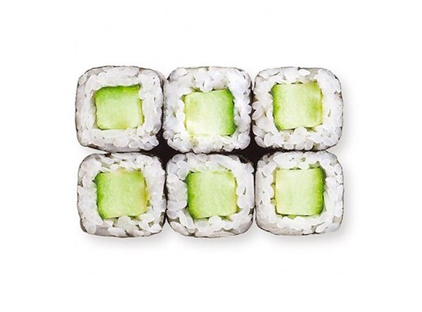 Мини-ролл с огурцом