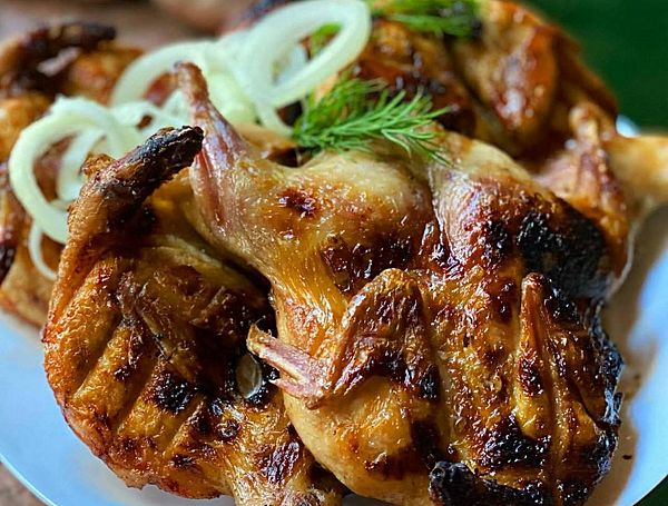 Перепелка на мангале