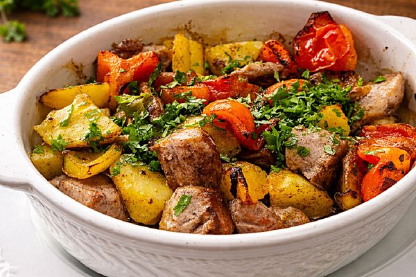 Жаркое по-домашнему со свининой