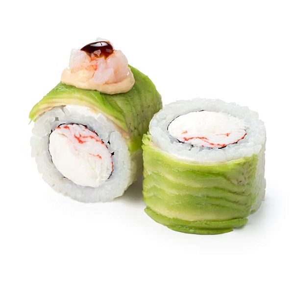 Авокадо краб креветка