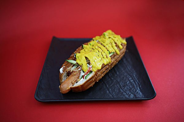 Хот-дог три сыра