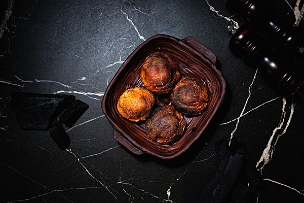 Грибы на мангале