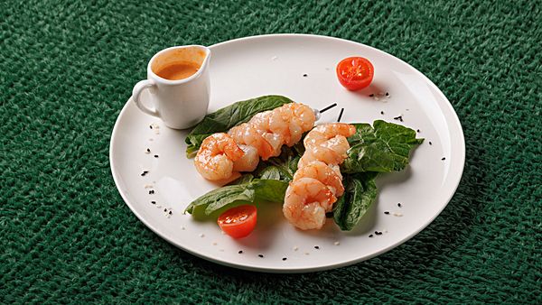 Креветки с соусом Том Ям