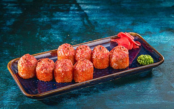 Запечённый ролл со снежным крабом