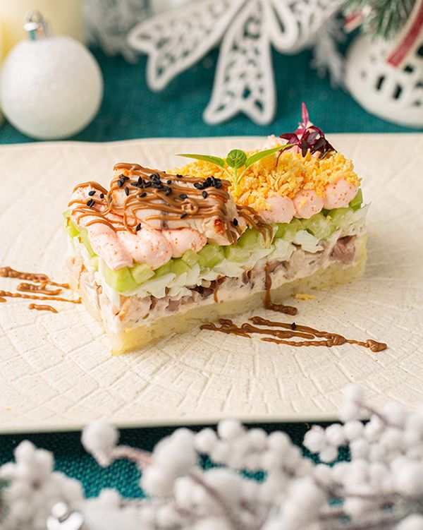 Мимоза с угрем