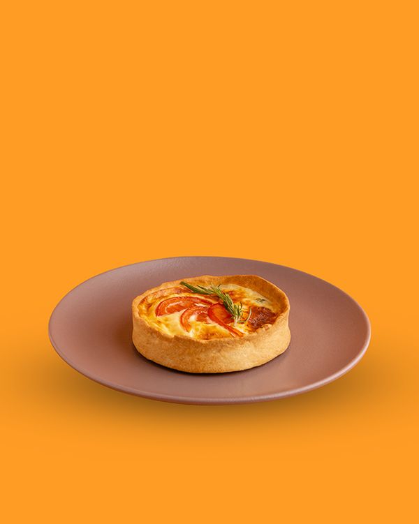 Тарт с курицей и грибами