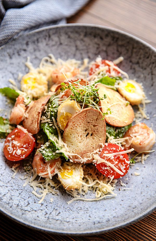 Цезарь с креветками