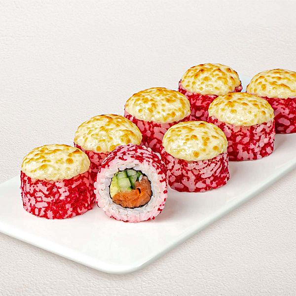 Лосось с моцареллой