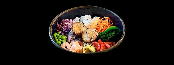 Боул с креветкой