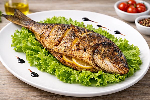 Форель на мангале