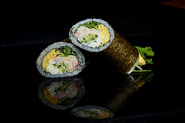 Кимбап с креветкой