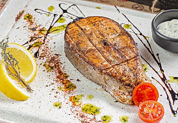 Стейк лосося