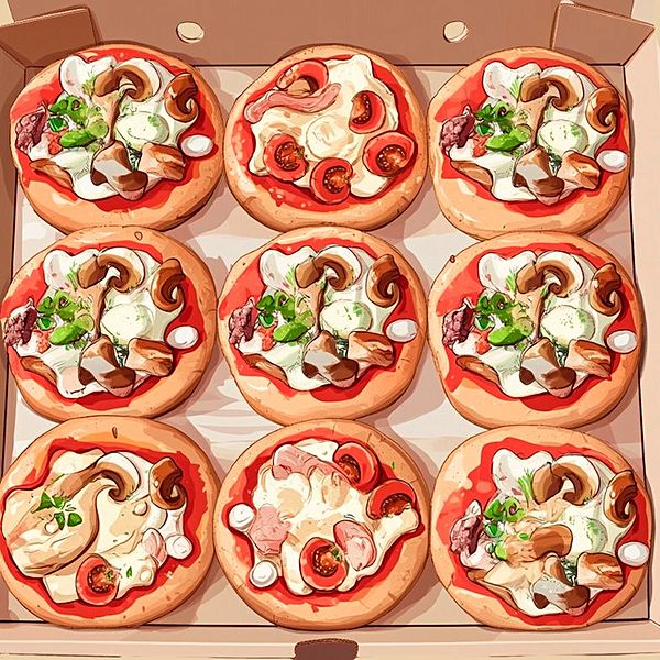 9 Мини-пицц «Пицце Миникус»