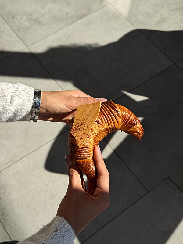 Рогалик с сгущенкой