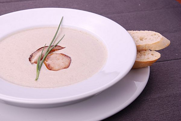 Крем-суп с белыми грибами