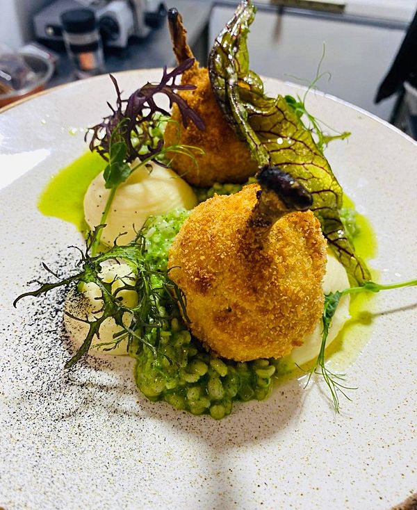 Киевские котлеты с картофельным пюре