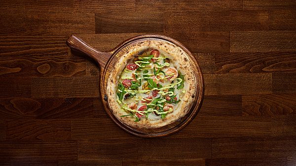 Пицца с морепродуктами