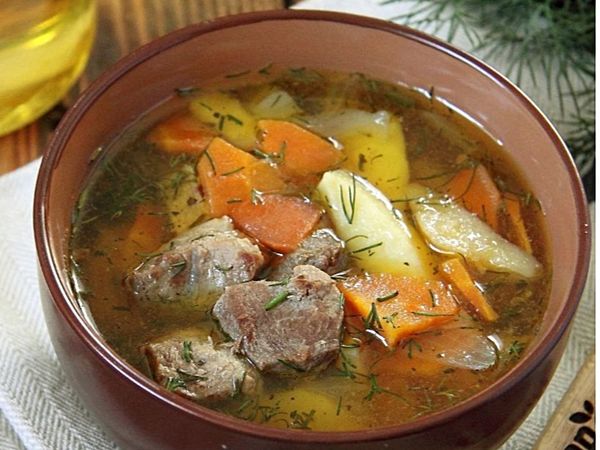 Шурпа с бараниной