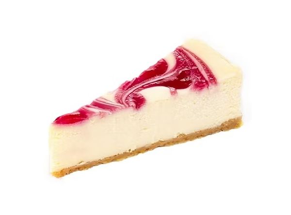 Чизкейк с малиной