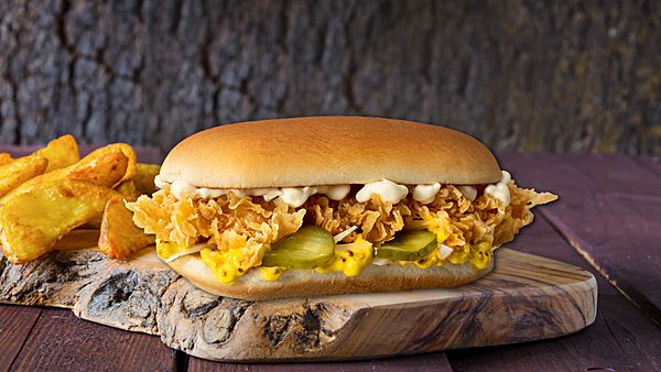 Чикен лонг со стрипсами