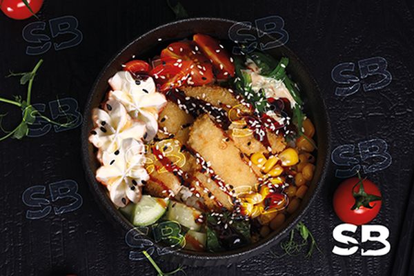 Поке с курицей