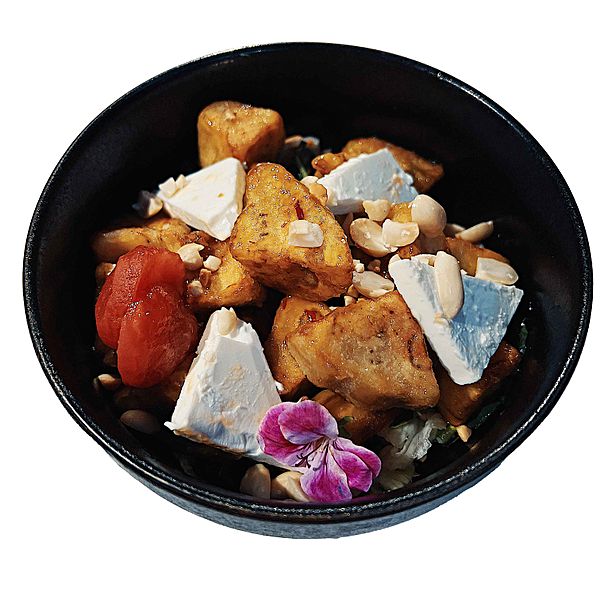 С хрустящими баклажанами