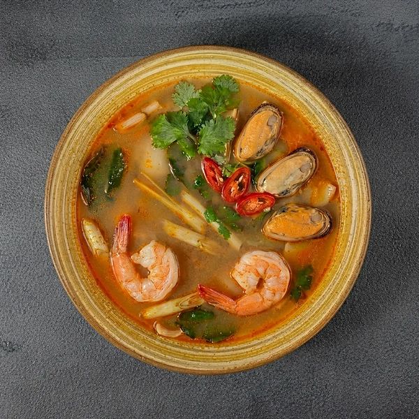 Том-Ям с морепродуктами