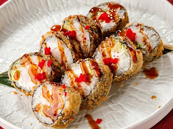 Темпура с тигровой креветкой