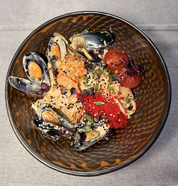 Удон с морепродуктами