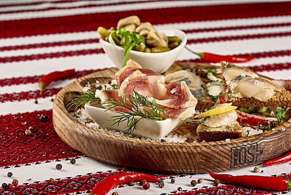 Тарелка к водке