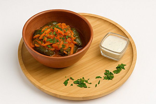 Долма в виноградных листьях