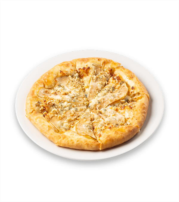 Хачапури с грушей и горгонзолой