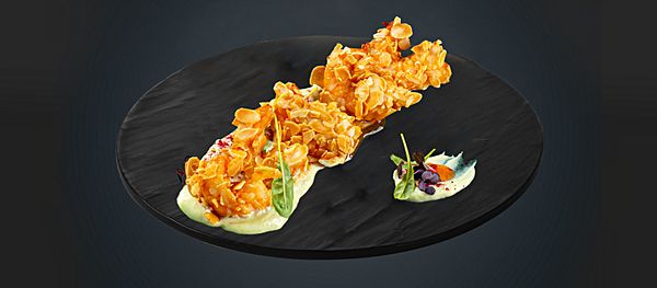 Креветки в миндале