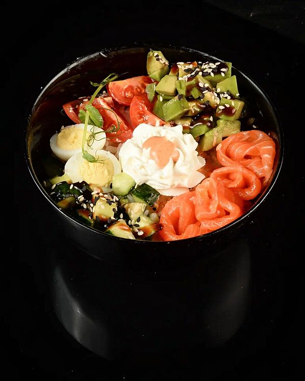 Поке Боул с лососем