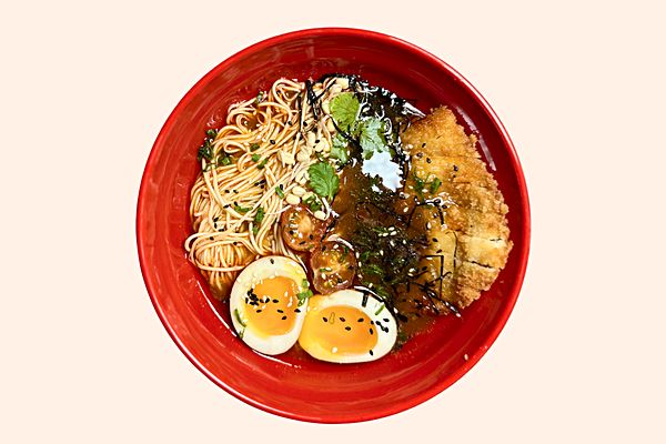 Рамен красный карри с курицей