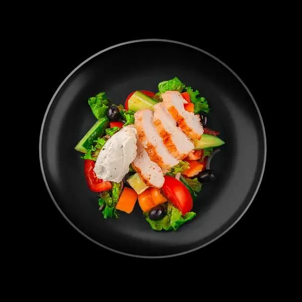 Салат Греческий с курицей
